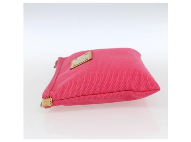 Pochette Antigua in tela Louis Vuitton Rosa - vista 3