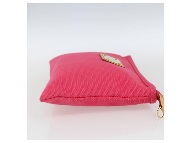 Pochette Antigua in tela Louis Vuitton Rosa - vista 4
