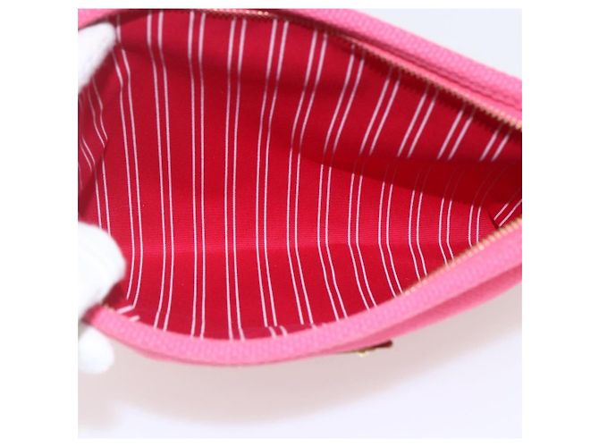Pochette Antigua in tela Louis Vuitton Rosa - vista 5