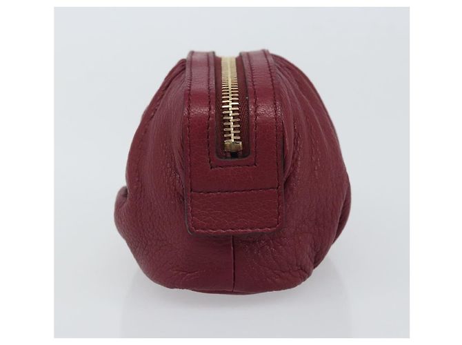 Pochette in pelle Gucci Bamboo Porpora - vista 3