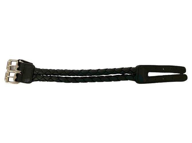 Bracciale in pelle Bottega Veneta Nero - vista 6