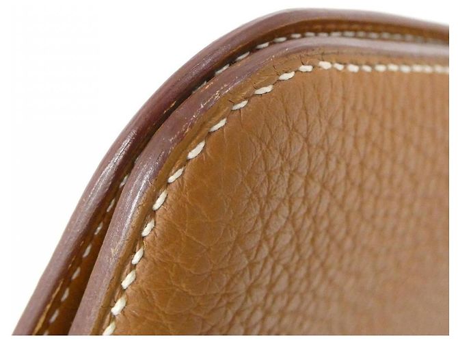 Hermès Dogon Long Togo Long Wallet Golden Metallic - view 5
