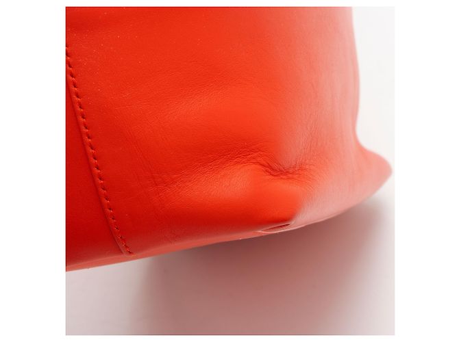 Borsa a secchiello in pelle nappa Bottega Veneta Rosso - vista 10