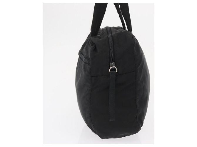 Prada Vintage Zip-Handtasche aus Tessuto Schwarz - Ansicht 4