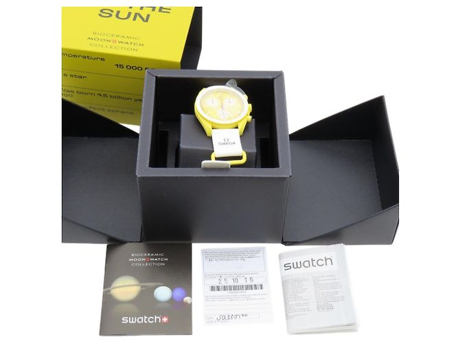 Relógio Quartz Omega x Swatch Mission to the Sun Speedmaster SO33J100 - vista 2