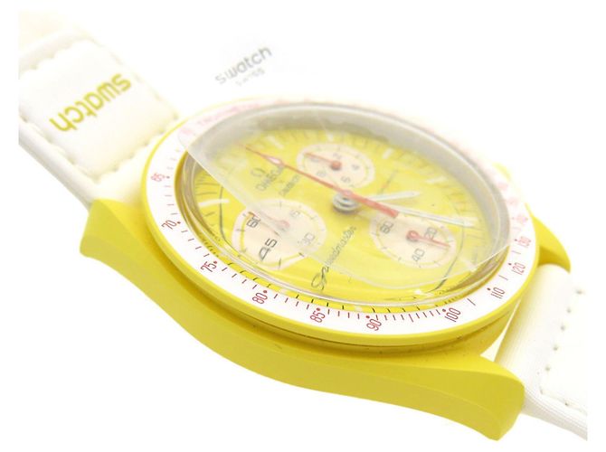 Relógio Quartz Omega x Swatch Mission to the Sun Speedmaster SO33J100 - vista 5