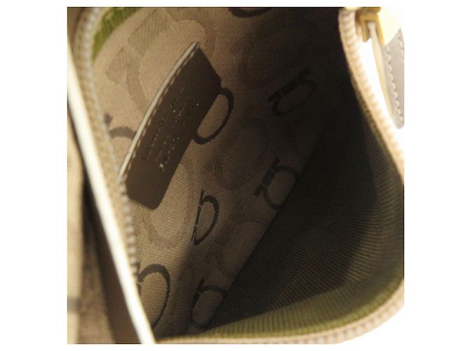 Borsa a tracolla in tela Gancini di Salvatore Ferragamo Beige - vista 5