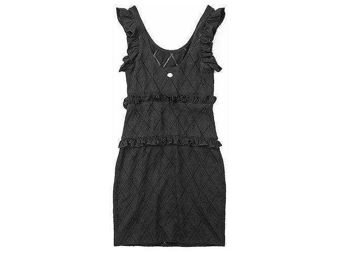 Timeless Chanel P71339 Strickkleid Schwarz - Ansicht 18