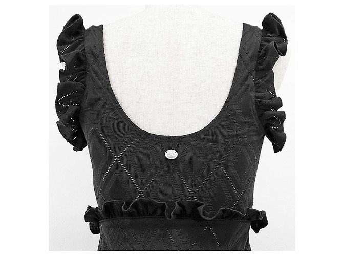 Timeless Chanel P71339 Strickkleid Schwarz - Ansicht 19