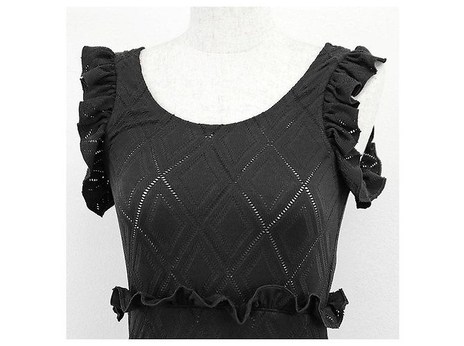 Timeless Chanel P71339 Strickkleid Schwarz - Ansicht 2