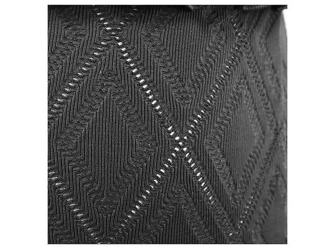 Timeless Chanel P71339 Strickkleid Schwarz - Ansicht 4