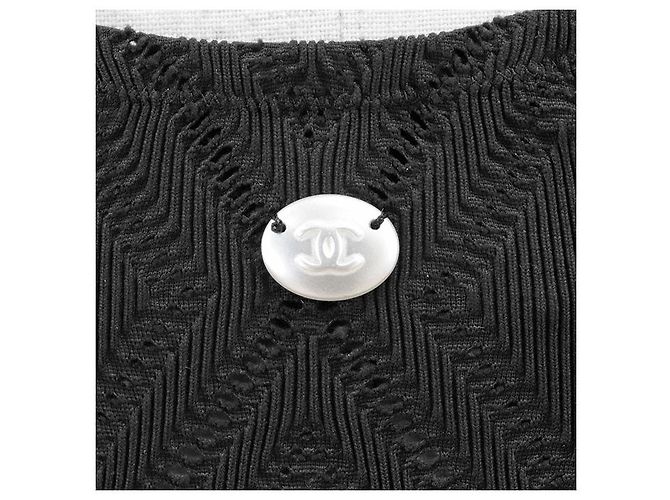Timeless Chanel P71339 Strickkleid Schwarz - Ansicht 7
