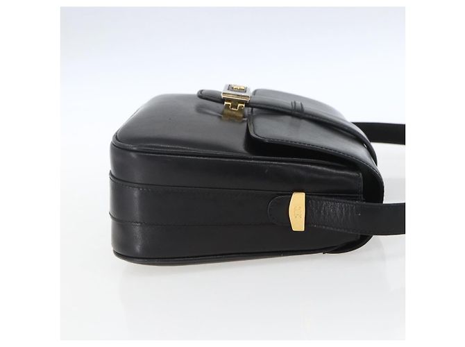 Céline Sac à épaule Celine Horse Carriage en cuir Noir - vue 4
