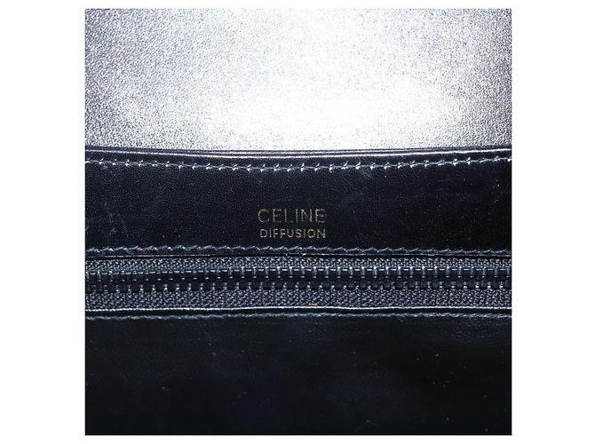 Céline Sac à épaule Celine Horse Carriage en cuir Noir - vue 6