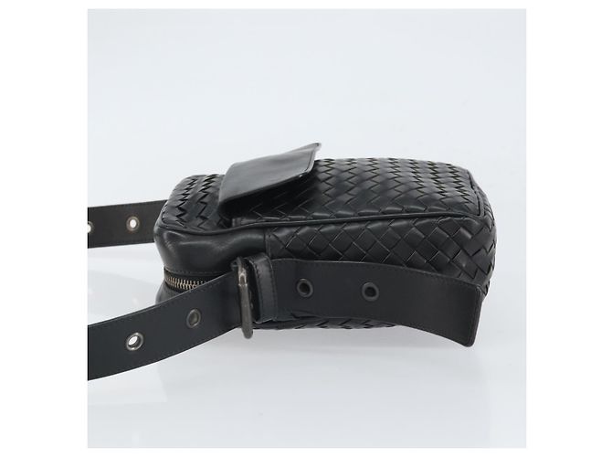 Bottega Veneta Intrecciato Shoulder Leather Nero - vista 4