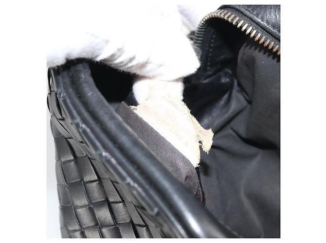 Bottega Veneta Intrecciato Shoulder Leather Nero - vista 7
