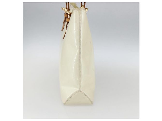 Borsa a Mano Brentwood Louis Vuitton Monogram Vernis Beige - vista 3