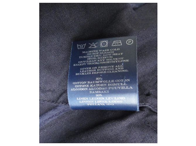 Gabardina corta Burberry London negra de algodón Negro - vista 7