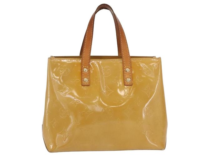 Borsa Reade Monogram Vernis PM di Louis Vuitton Beige - vista 2