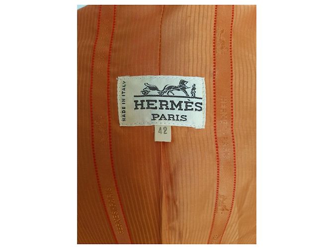 Damenblazer Hermès 95% Kaschmir Größe 42 Braun - Ansicht 2