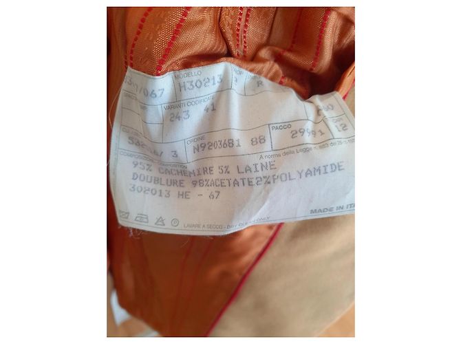 Damenblazer Hermès 95% Kaschmir Größe 42 Braun - Ansicht 3