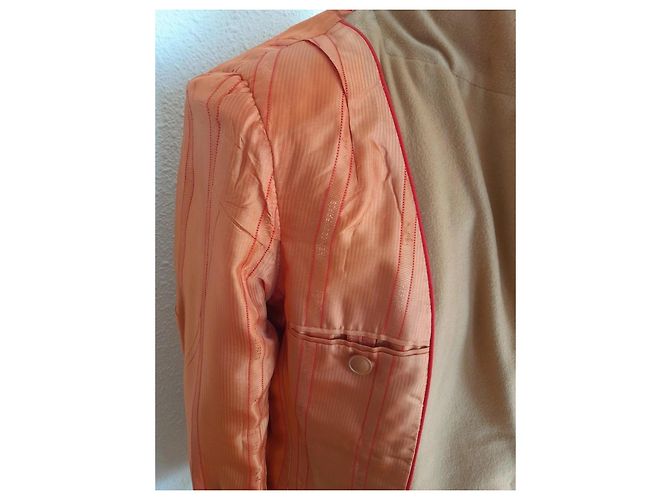 Damenblazer Hermès 95% Kaschmir Größe 42 Braun - Ansicht 7