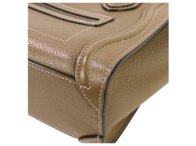 Céline Borsa Celine Luggage Nano Shopper 2 in 1 Marrone - vista 15