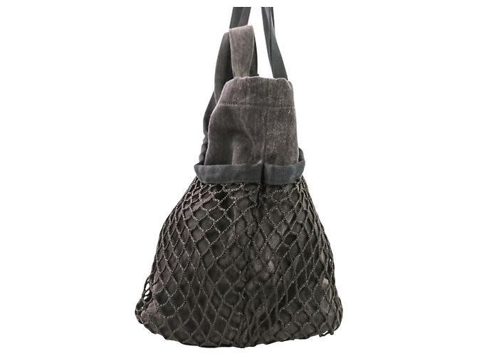 Everyday Balenciaga 24/7 Mesh gewaschene Tote-Tasche Schwarz - Ansicht 4