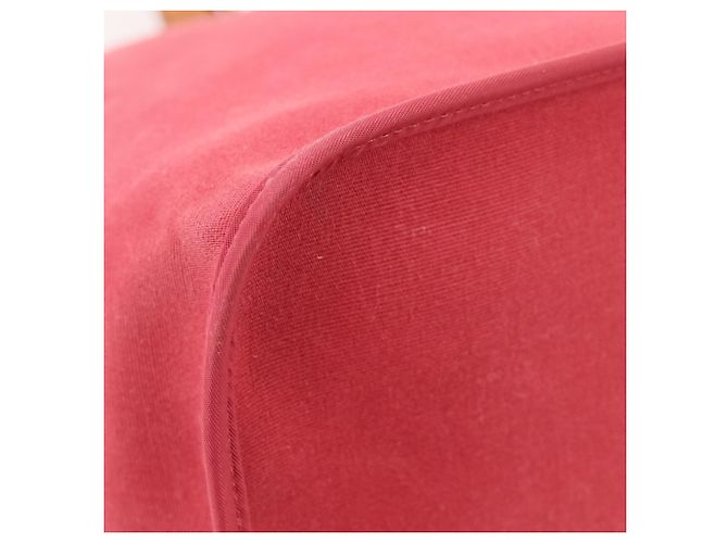Cabag Hermès Borsa Tote Elan Toile Officier Hermes Rosso - vista 14