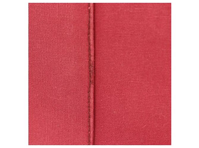 Cabag Hermès Borsa Tote Elan Toile Officier Hermes Rosso - vista 15