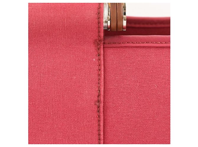 Cabag Hermès Borsa Tote Elan Toile Officier Hermes Rosso - vista 17