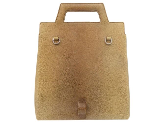 Borsa in pelle marrone Salvatore Ferragamo - vista 2