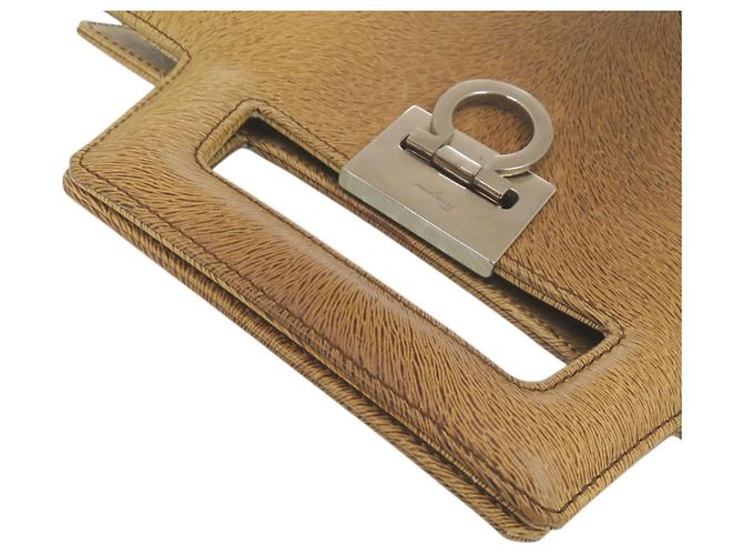 Borsa in pelle marrone Salvatore Ferragamo - vista 8