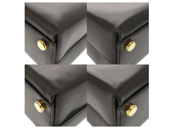 Borsa in pelle Gancini di Salvatore Ferragamo Nero - vista 5