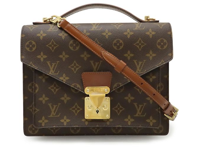 Borsa Monceau 28 Monogramma Louis Vuitton Marrone - vista 2
