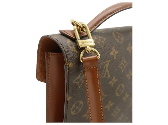 Borsa Monceau 28 Monogramma Louis Vuitton Marrone - vista 5
