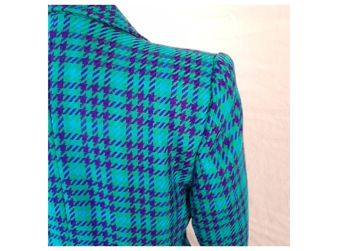 Pierre Balmain tailleur turchese anni 70 - vista 10