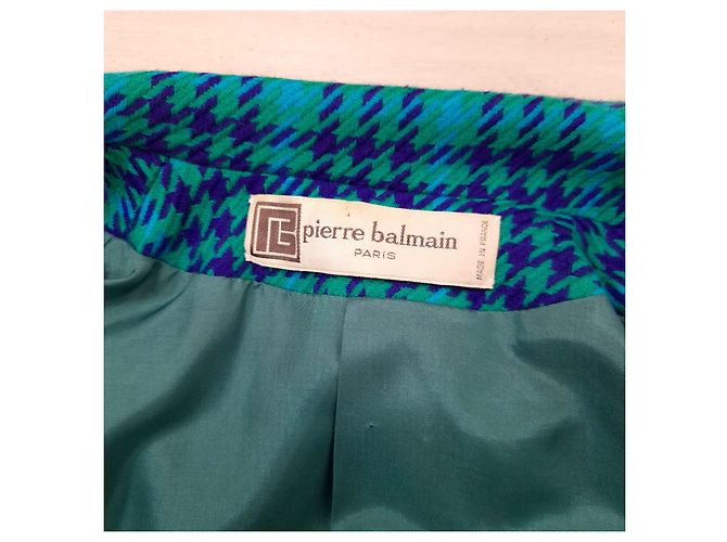 Pierre Balmain tailleur turchese anni 70 - vista 3