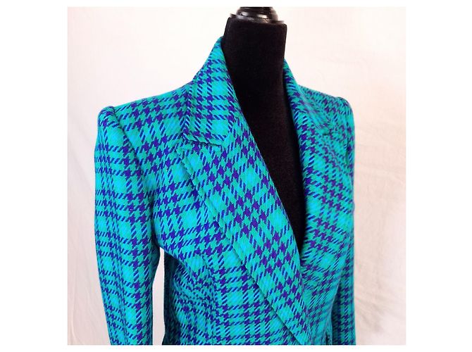 Pierre Balmain tailleur turchese anni 70 - vista 4