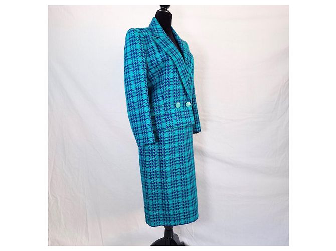 Pierre Balmain tailleur turchese anni 70 - vista 7