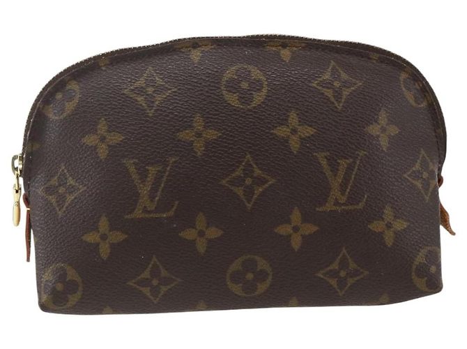 LOUIS VUITTON Pochette Cosmética Monogram PM Bolsa Cosmética M47515 Auth BA10189 Monograma - vista 13