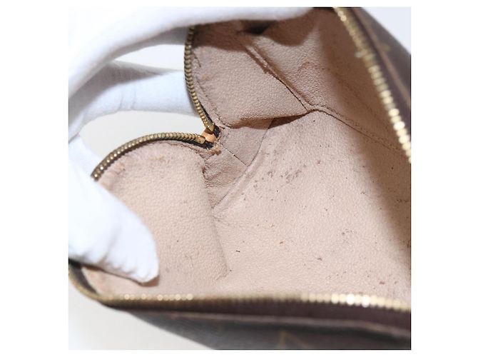 LOUIS VUITTON Pochette Cosmética Monogram PM Bolsa Cosmética M47515 Auth BA10189 Monograma - vista 18