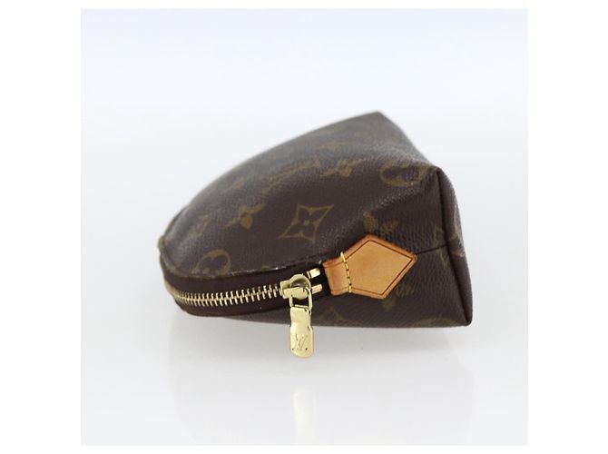LOUIS VUITTON Pochette Cosmética Monogram PM Bolsa Cosmética M47515 Auth BA10189 Monograma - vista 3