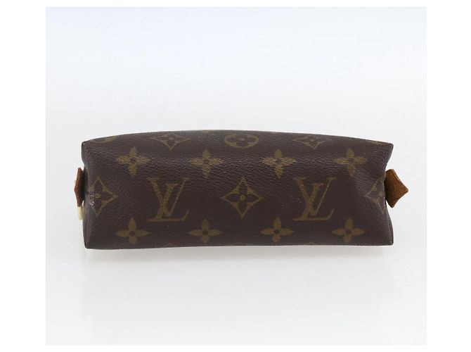 LOUIS VUITTON Pochette Cosmética Monogram PM Bolsa Cosmética M47515 Auth BA10189 Monograma - vista 6