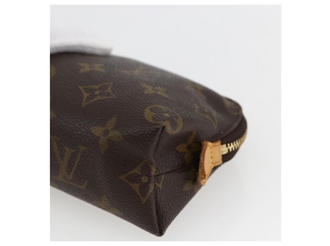 LOUIS VUITTON Pochette Cosmética Monogram PM Bolsa Cosmética M47515 Auth BA10189 Monograma - vista 7