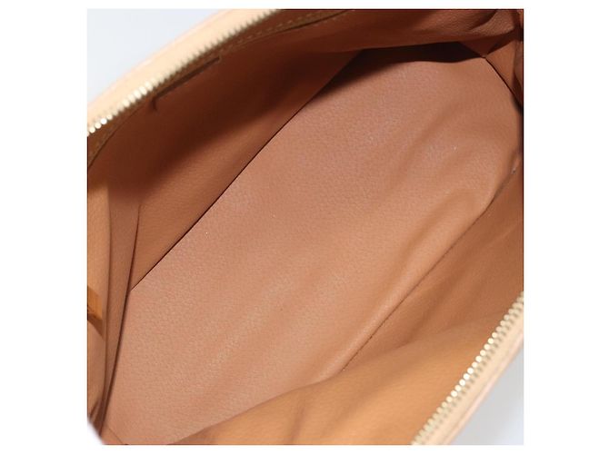 Céline Borsa a mano in tela Macadam CELINE PVC beige oro Auth 168604 D'oro - vista 10