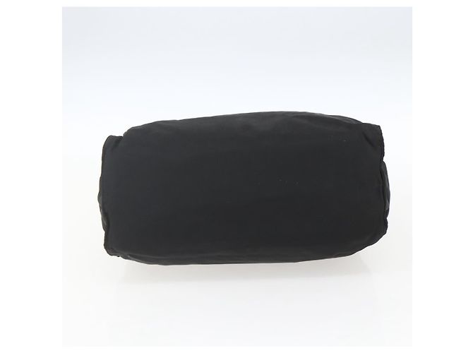 PRADA Borsa a mano con catena in nylon nero e oro Auth gh1687 D'oro - vista 5