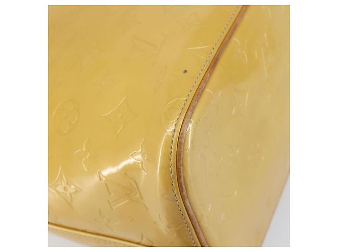 LOUIS VUITTON Borsa a Mano Monogram Vernis Houston Beige M91004 LV Auth 169220 - vista 18