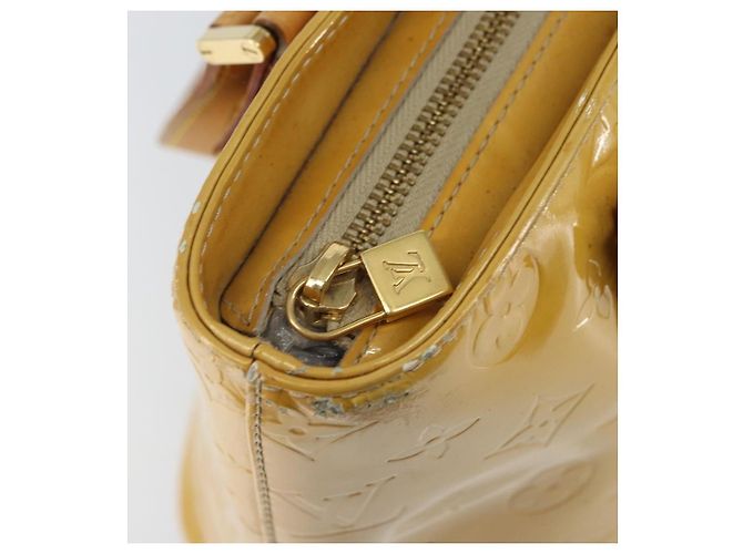 LOUIS VUITTON Borsa a Mano Monogram Vernis Houston Beige M91004 LV Auth 169220 - vista 20