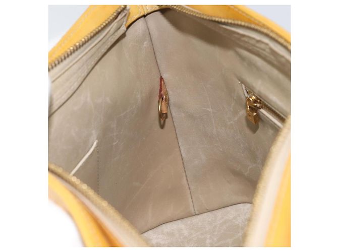 LOUIS VUITTON Borsa a Mano Monogram Vernis Houston Beige M91004 LV Auth 169220 - vista 22